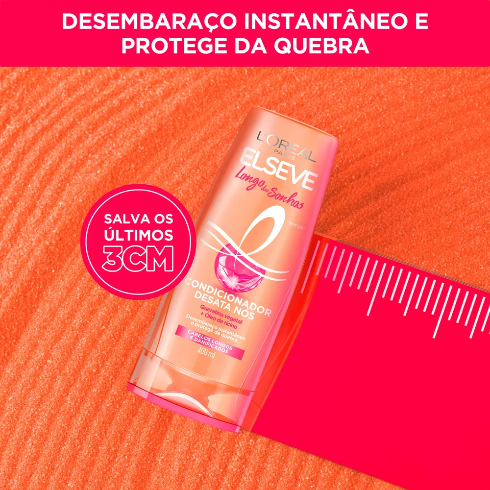 Condicionador Elseve Longo dos Sonhos Desata Nós 400ml