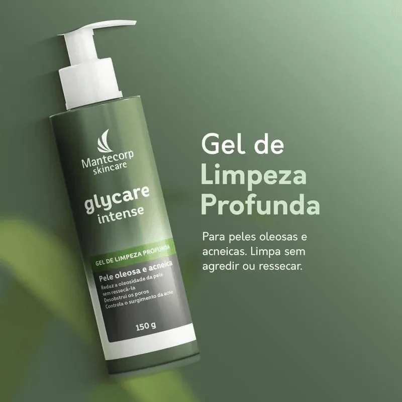 Gel de Limpeza Facial Mantecorp Glycare Intense 150g