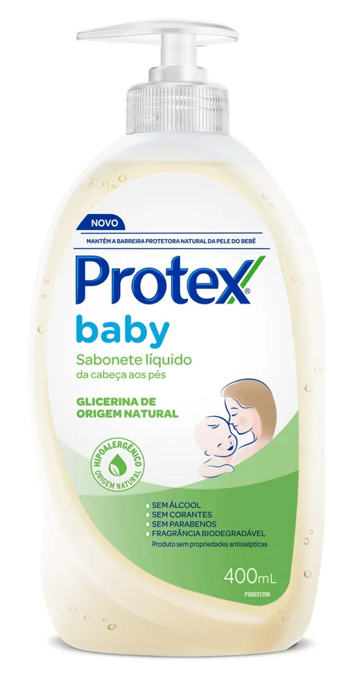Sabonete Líquido Infantil Protex Baby Glicerina 400ml