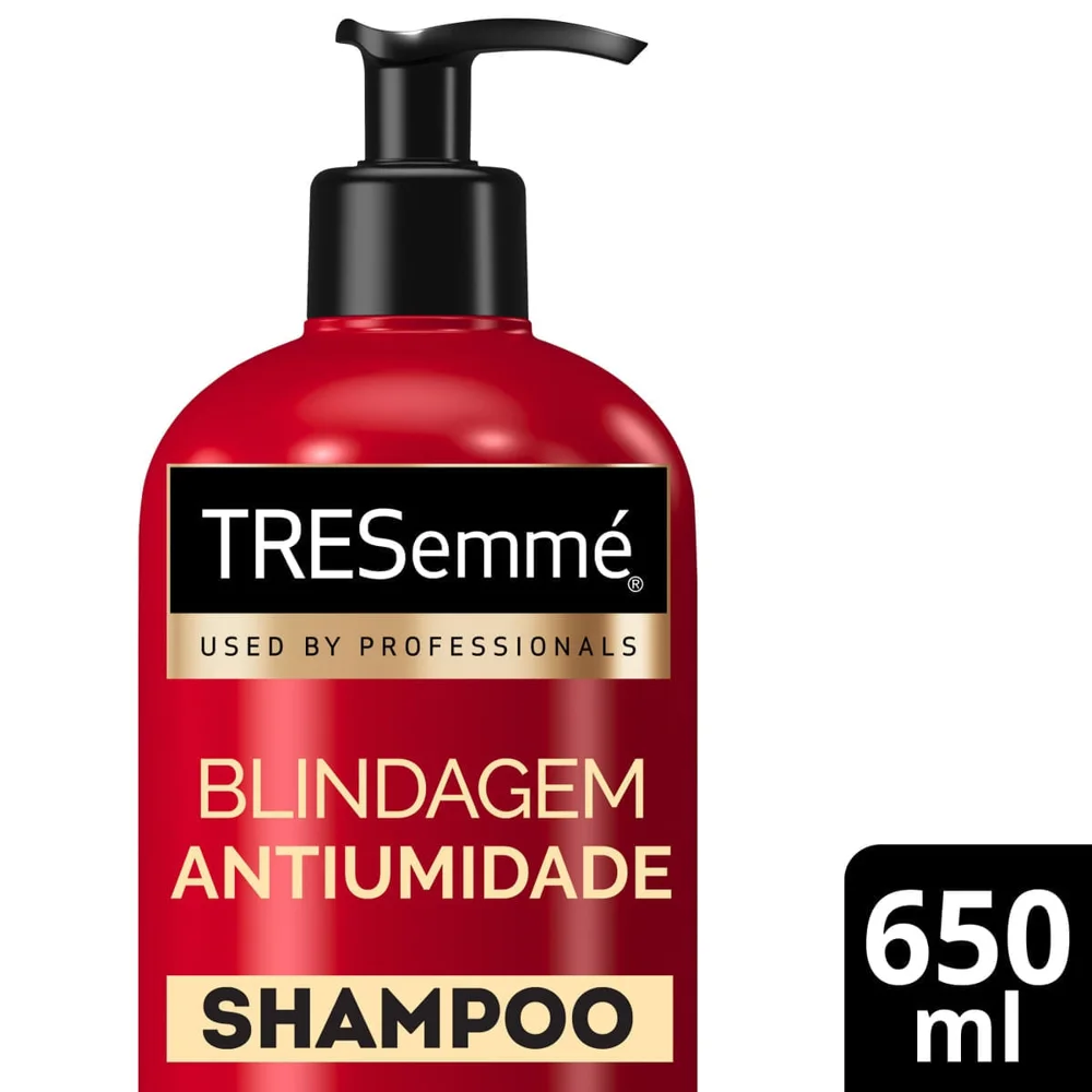 Shampoo TRESemmé Blindagem Antiumidade Queratina e Ácido Hialurônico 650ml