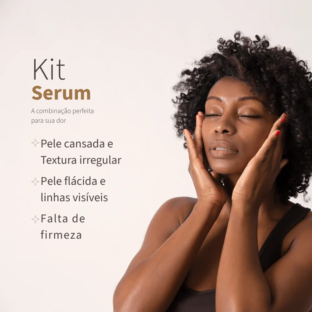 Kit Sérum Anti-idade + Sérum Noturno Renovador