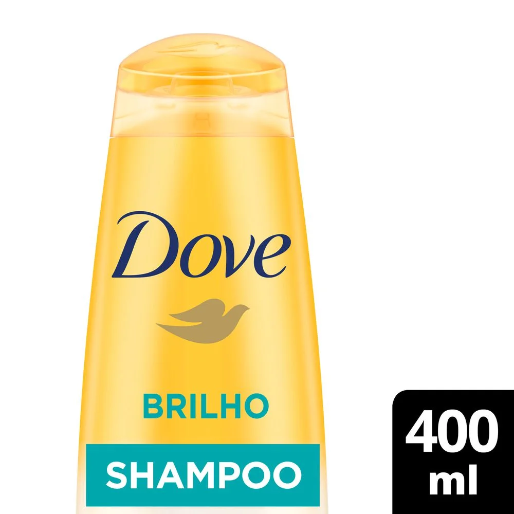Shampoo Dove Brilho + Óleo Micelar 400ml