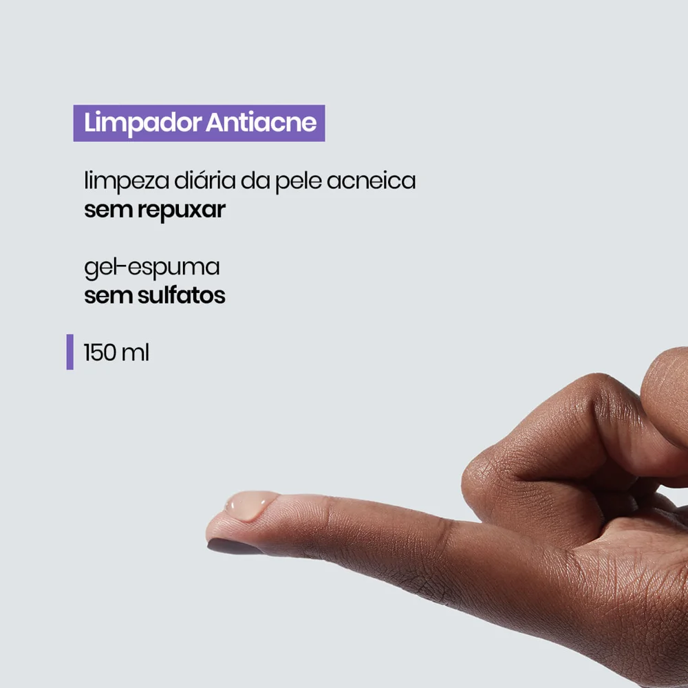 Gel de Limpeza Facial Sallve Antiacne com Ácido Salicílico 300ml