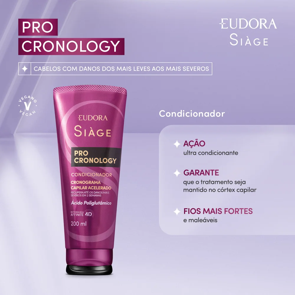 Condicionador Eudora Siàge Pro Cronology 200ml
