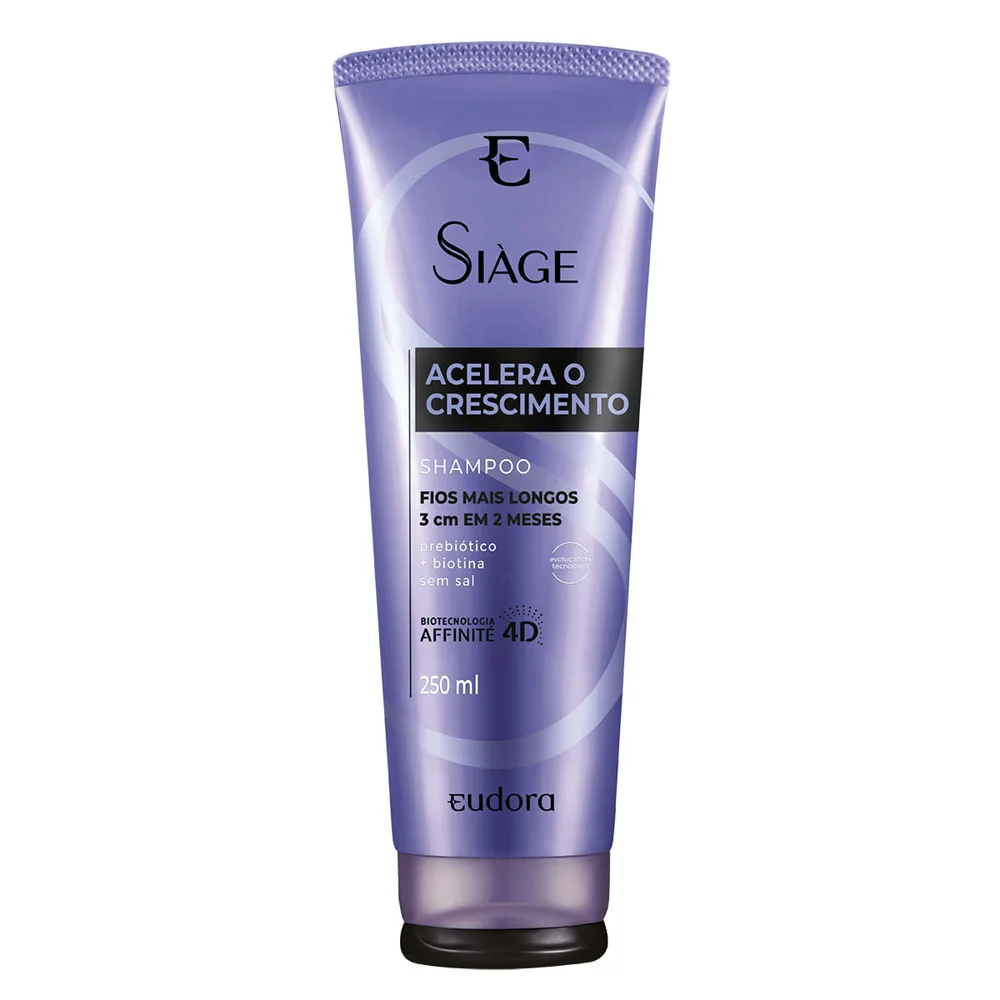 Shampoo Eudora Siàge Acelera o Crescimento 250ml
