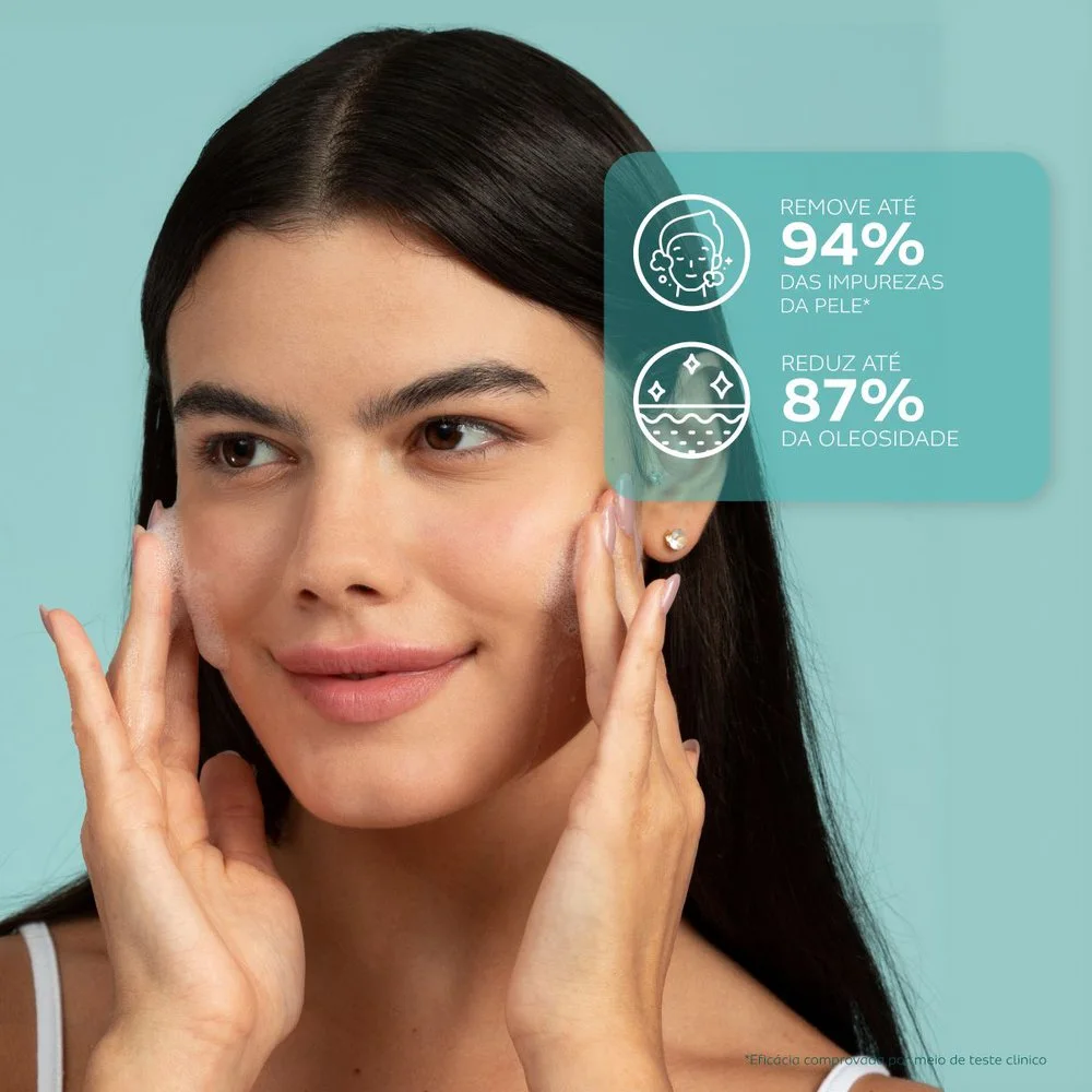 Gel de Limpeza Facial Monange Antioleosidade Efeito Matte com Ácido Hialurônico e Extrato de Salgueiro Branco 120g