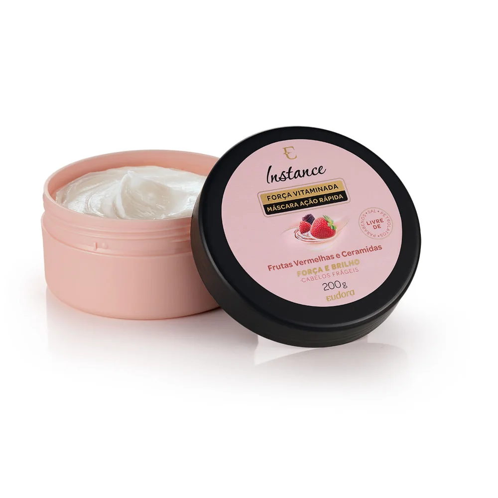 Creme De Tratamento Eudora Instance Frutas Vermelhas 200g