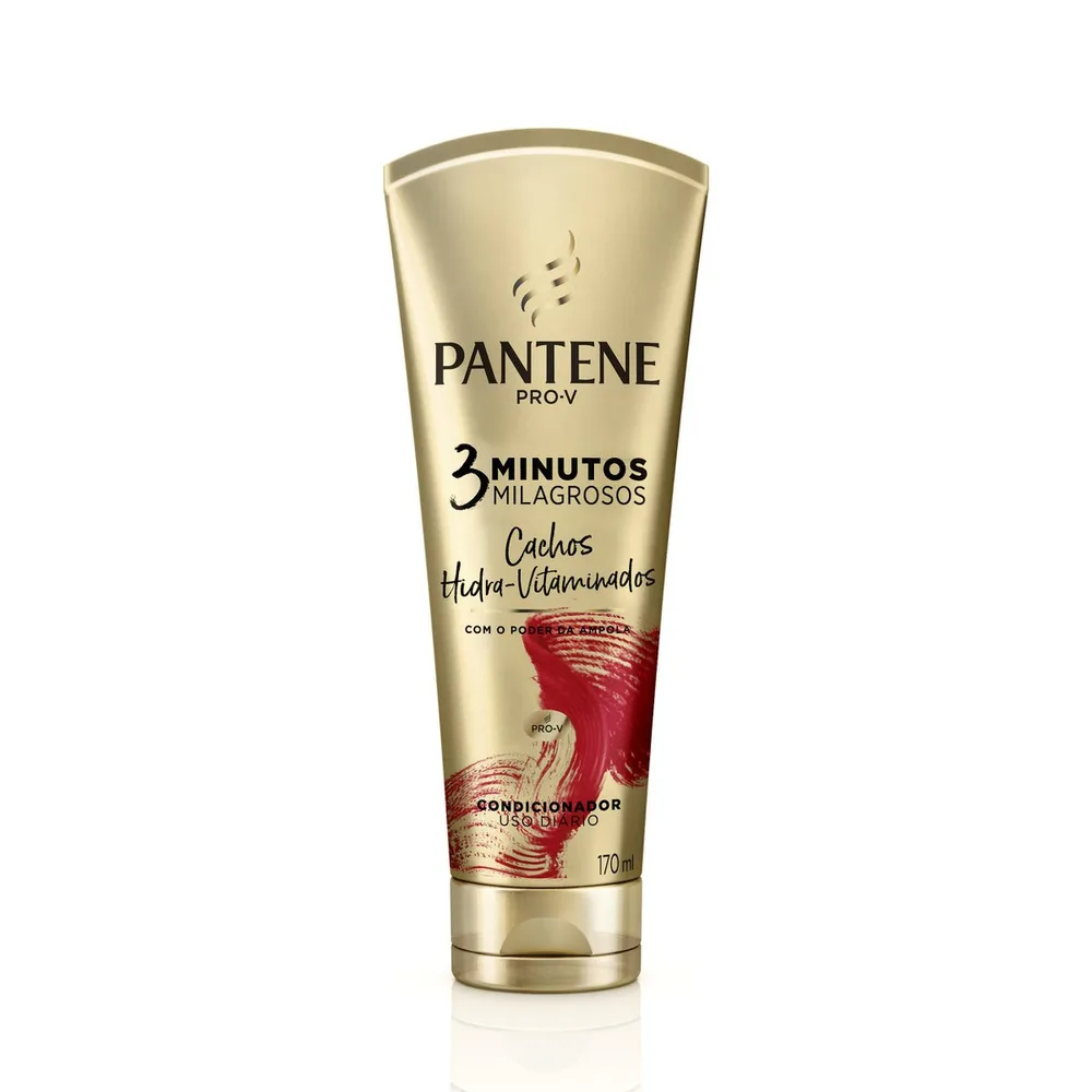 Condicionador Pantene Pro-V 3 Minutos Milagrosos Cachos Hidra-Vitaminados 170ml