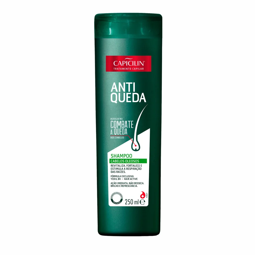 Shampoo Antiqueda Capicilin Cabelos Oleosos 250ml