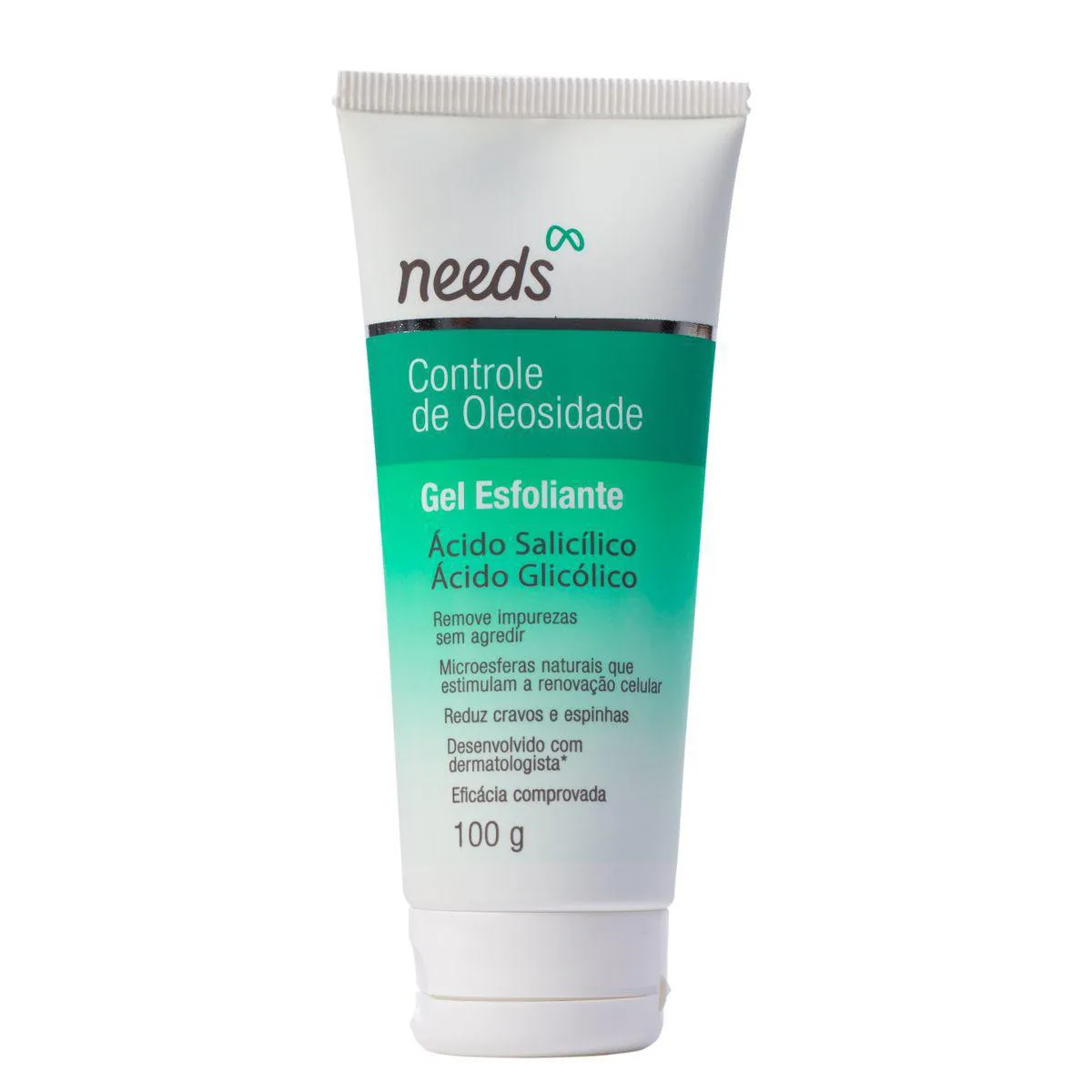 Needs Gel Esfoliante Facial Controle de Oleosidade 100g