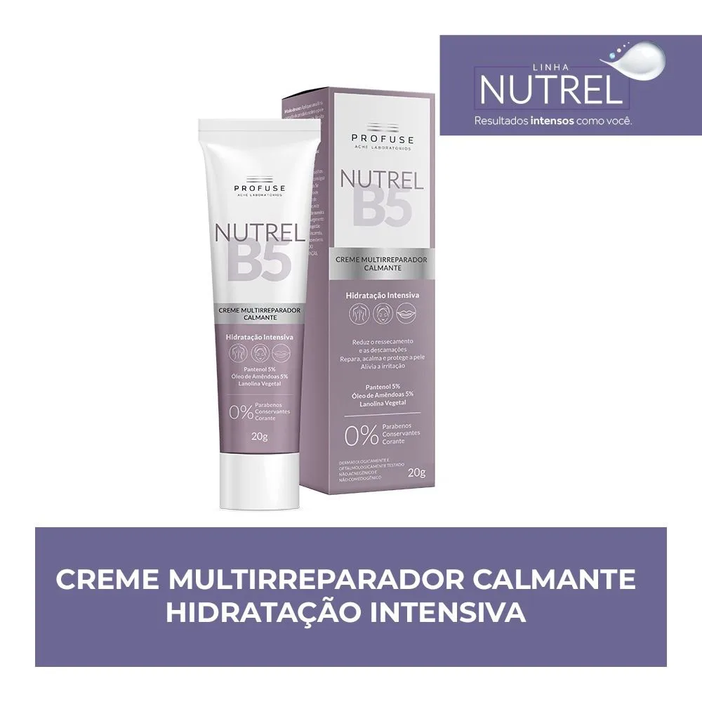 Creme Multirreparador Profuse Nutrel B5 Calmante 20g