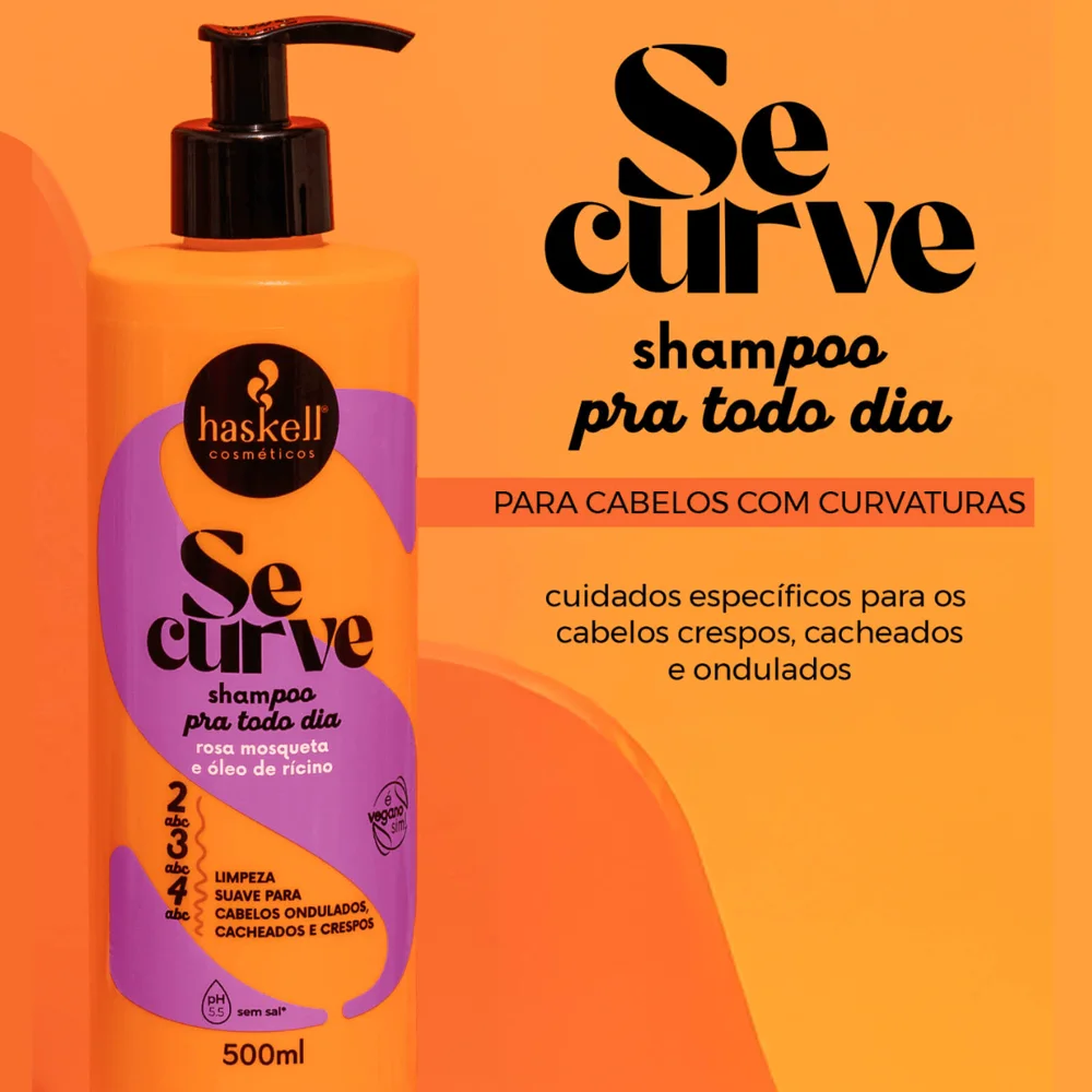 Shampoo Haskell Se Curve Shampoo Para Todo Dia 500ml