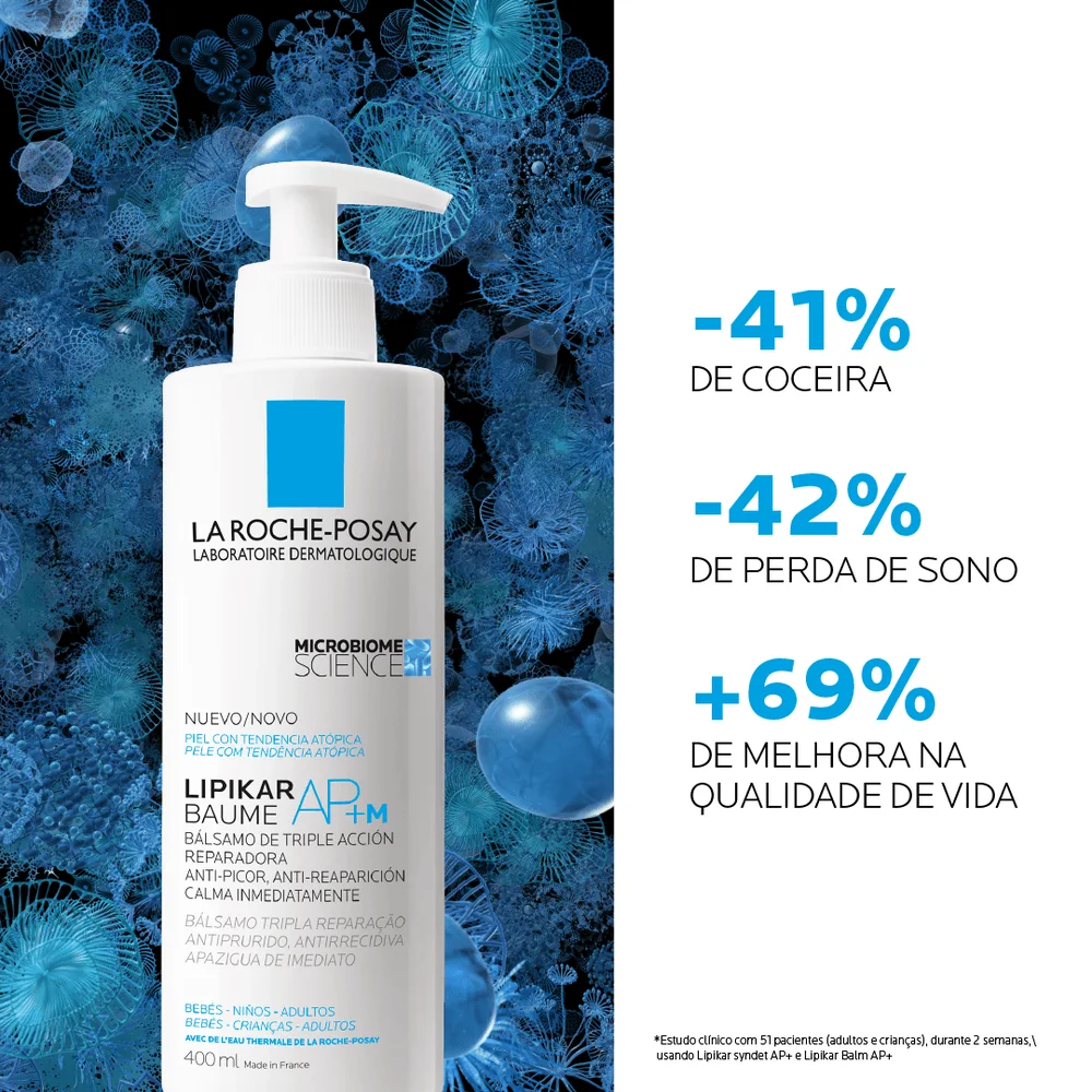 Creme Hidratante Lipikar Baume AP+M La Roche-Posay 400ml
