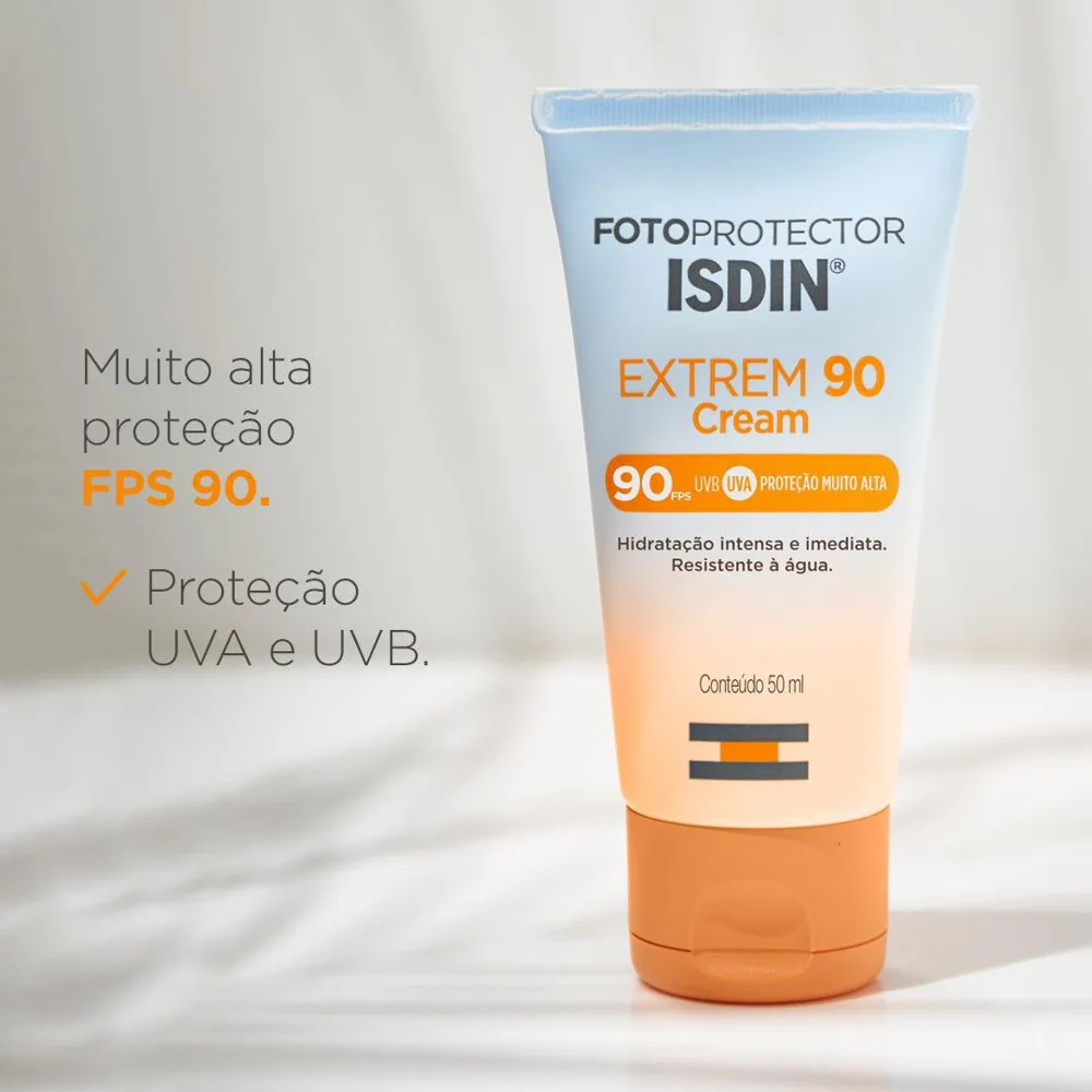 Protetor Solar Facial ISDIN Extrem 90 Cream FPS90 50ml