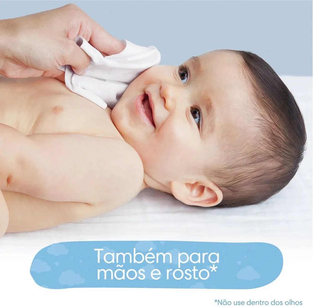 Lenços Umedecidos Pampers Cuidado de Bebê 192 Unidades