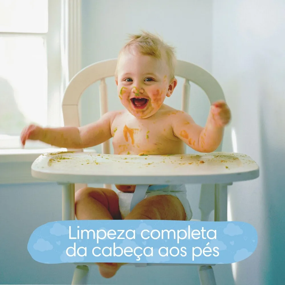 Lenços Umedecidos Pampers Cuidado de Bebê 192 Unidades