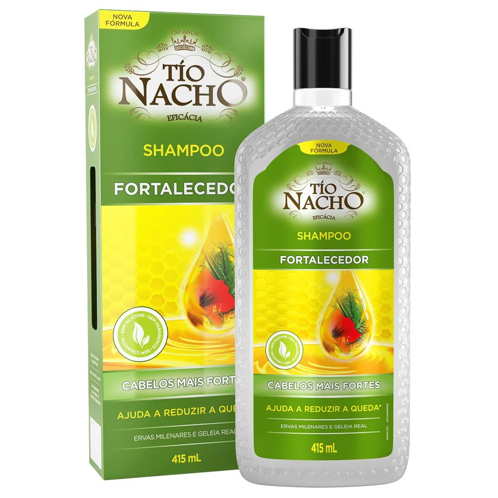 Shampoo Tío Nacho Fortalecedor Antiqueda 415ml