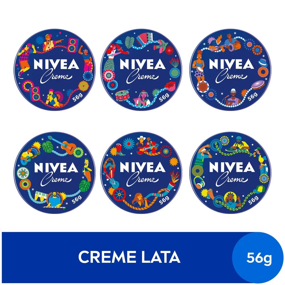 Hidratante Nivea Ritmos Brasileiros Edição Limitada Creme 56g