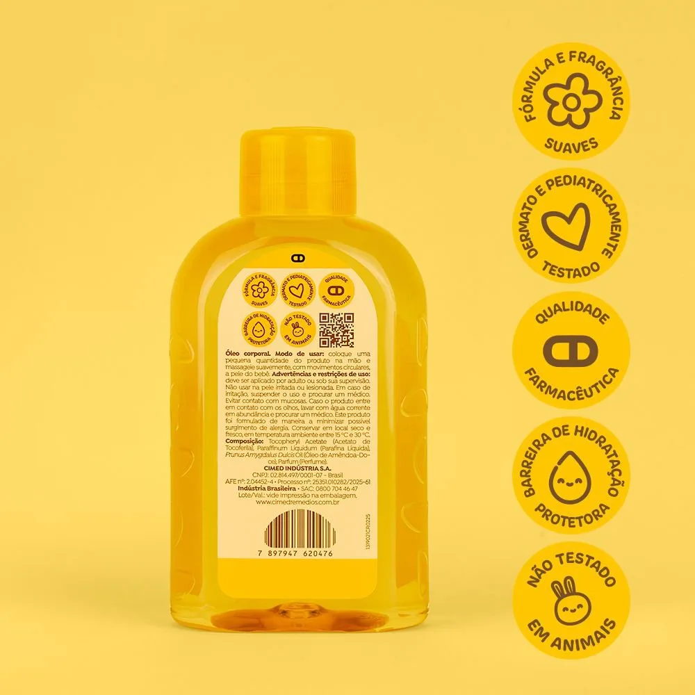 Colônia Cheirinho De Bebê João E Maria 200ml