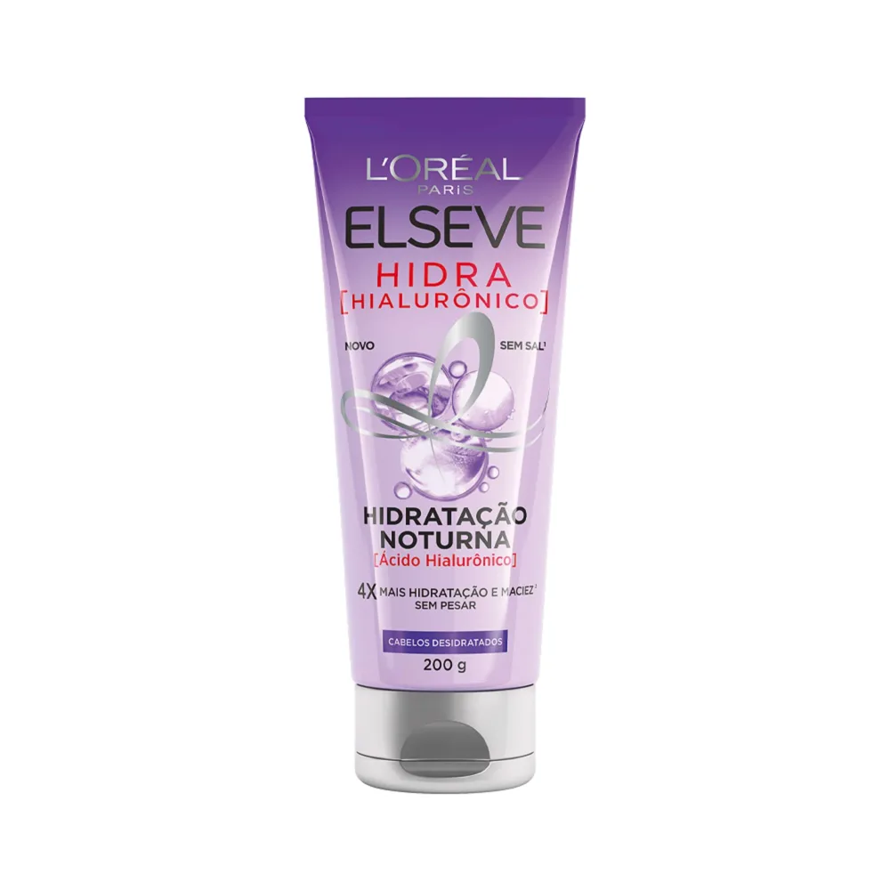 Creme Noturno Elseve Hidra Hialurônico Hidratação Noturna 200g