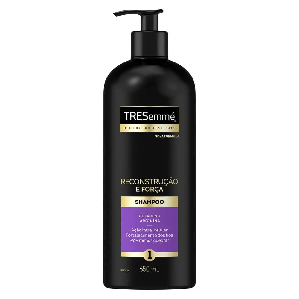 Shampoo TRESemmé Reconstrução e Força Colágeno e Arginina 650ml