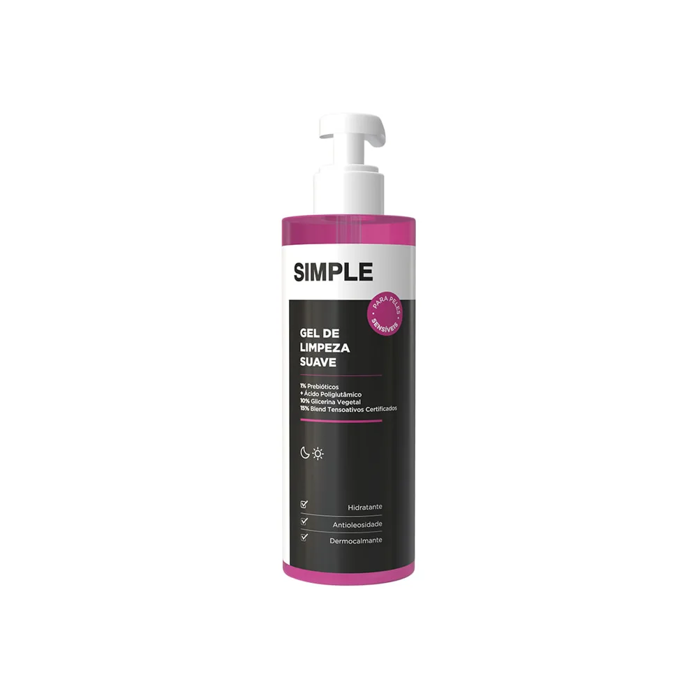 Gel De Limpeza Facial Simple Suave 350g