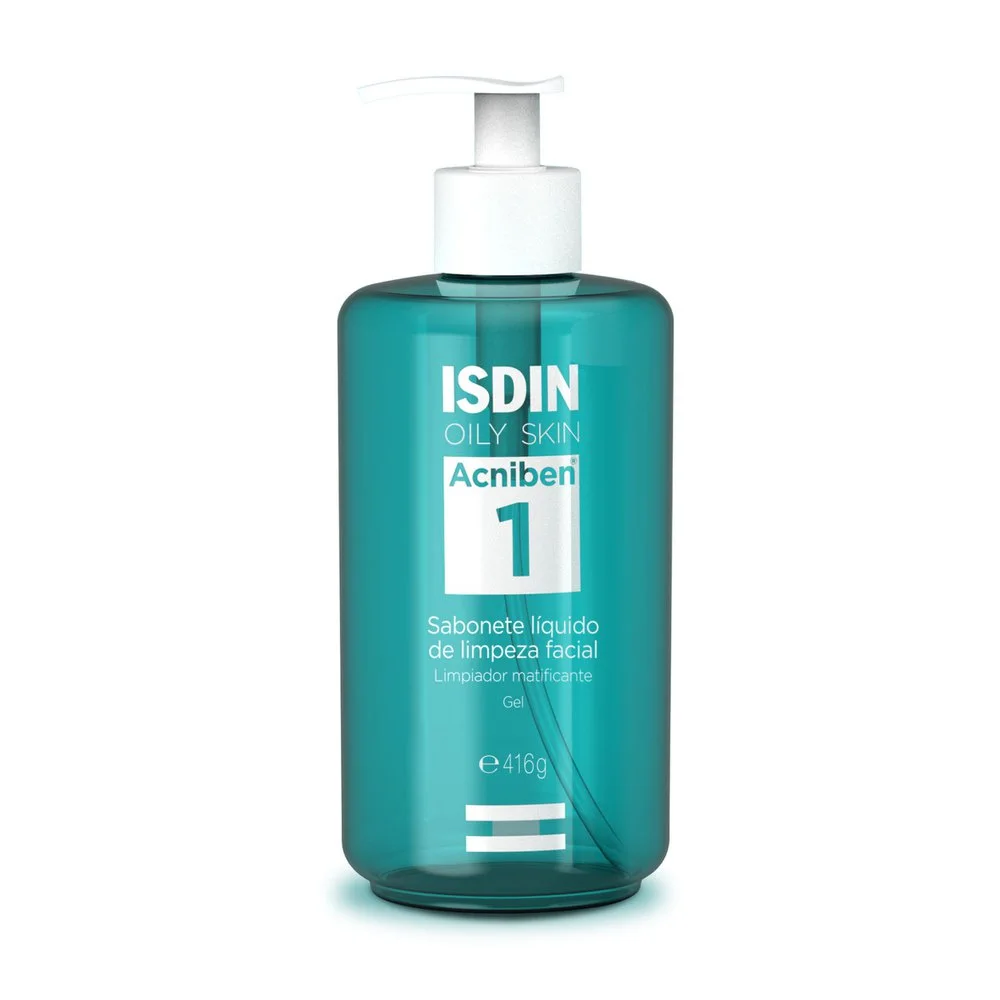 Sabonete Líquido Facial ISDIN Acniben Oily Skin Pele Oleosa 416ml