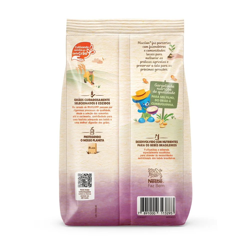 Cereal Infantil Mucilon Aveia Integral e Ameixa +6 meses 180g