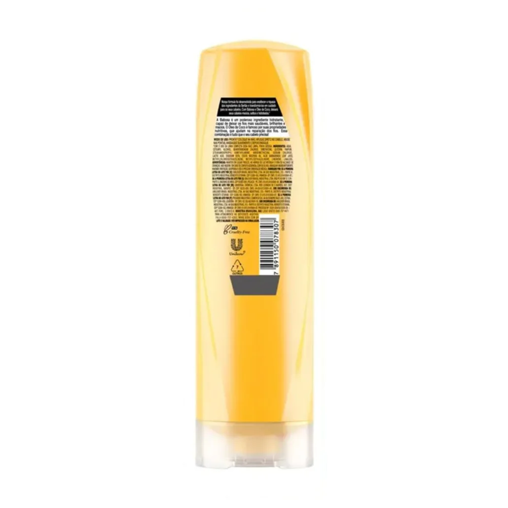 Condicionador Seda Joias do Sertão Raiz Limpa Ponta Sedosa! Babosa + Óleo de Coco 325ml