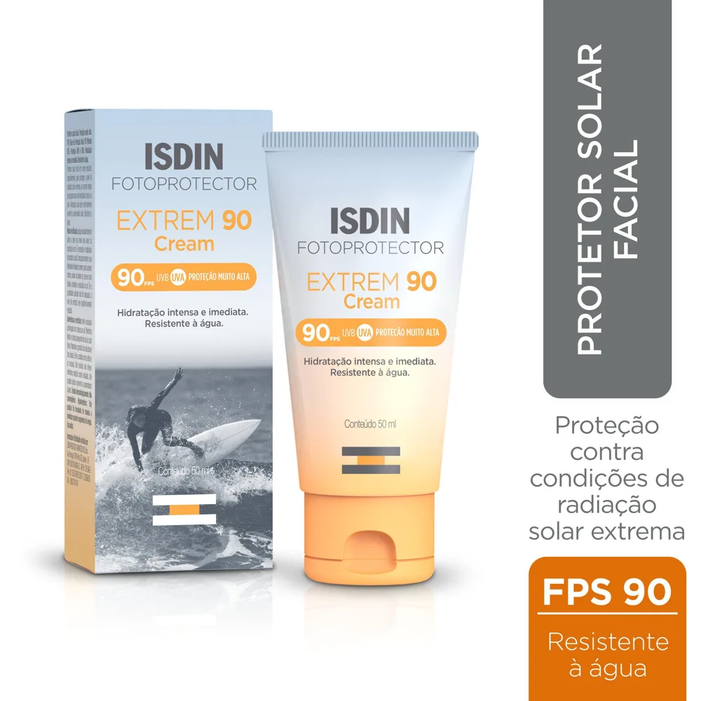 Protetor Solar Facial ISDIN Extrem 90 Cream FPS90 50ml