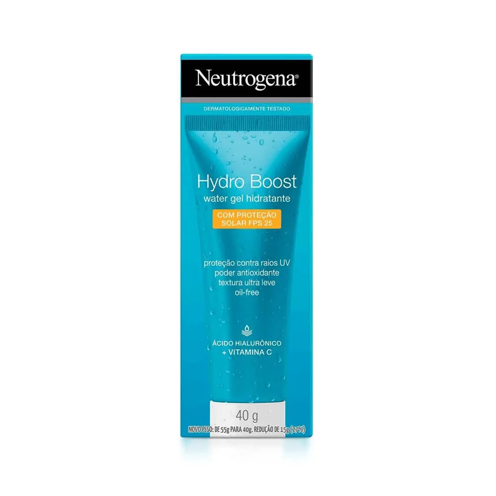 Hidratante Facial Neutrogena Hydro Boost Water Gel FPS 25 40g