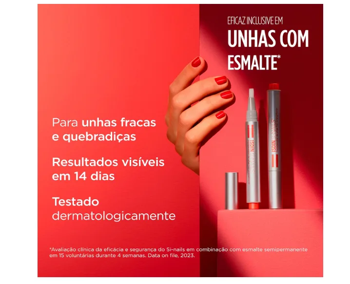 Caneta Fortalecedora de Unhas Frágeis Si-Nails ISDIN 2,5ml