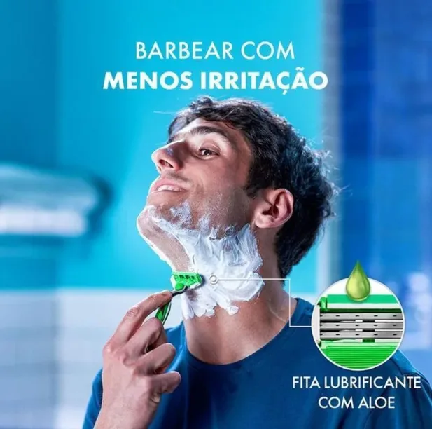 Carga para Aparelho de Barbear Gillette Mach3 Sensitive 16 unidades