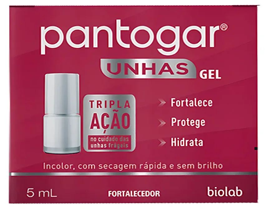 Gel Fortalecedor De Unhas Pantogar 5ml