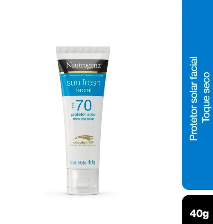 Neutrogena Sun Fresh Protetor Solar Facial Fps70 40g