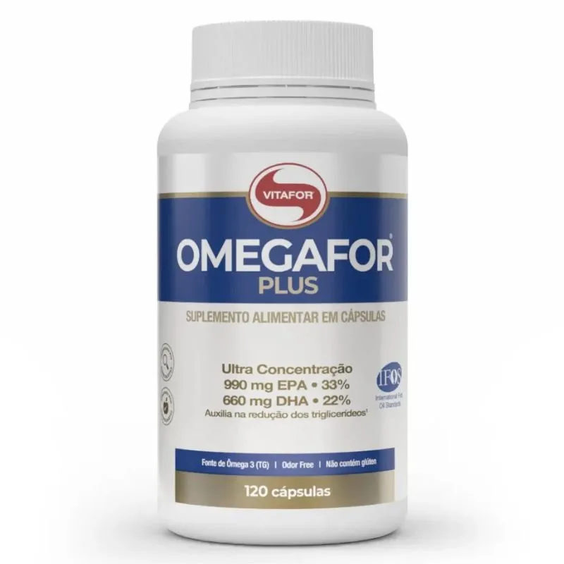 Omegafor Plus 1000mg 240 Cápsulas – Vitafor