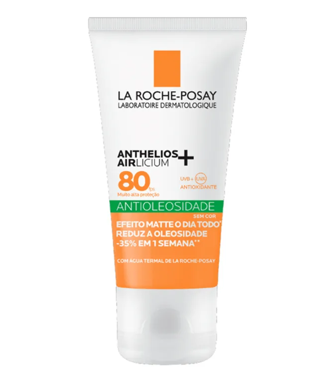 Protetor Solar Facial La Roche-Posay Anthelios Airlicium+ FPS 80 incolor 40g